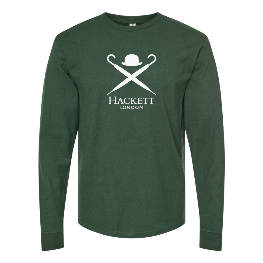 Men's Hackett London Logo Long Sleeve T-Shirt