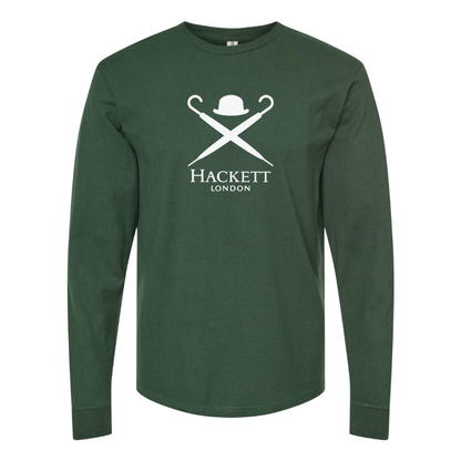 Men's Hackett London Logo Long Sleeve T-Shirt
