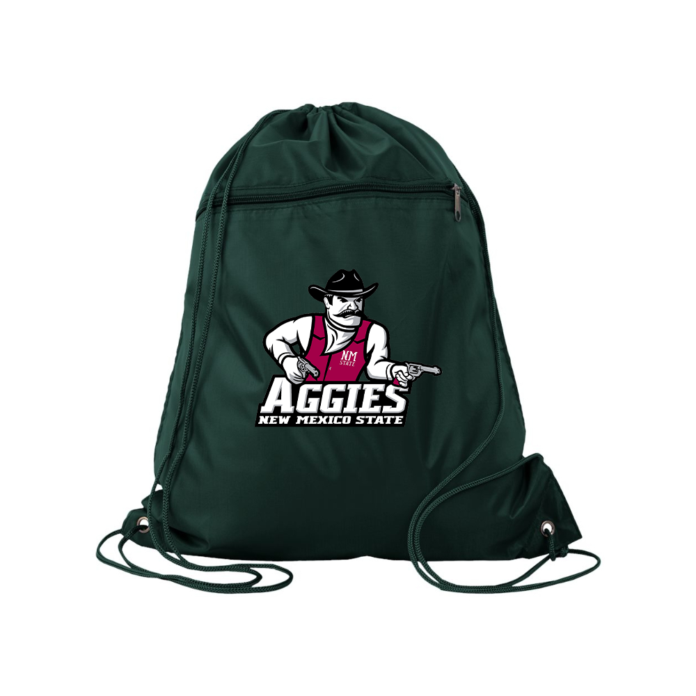 Aggies New Mexico State Logo Q-Tees - Polyester Cinchpack