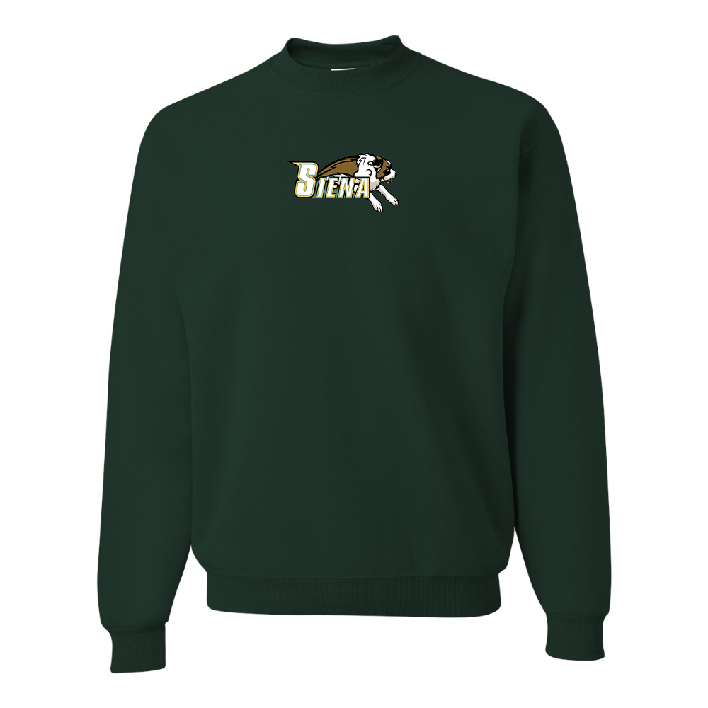 Men's Siena Saints Logo  JERZEES NuBlend Crewneck Sweatshirt