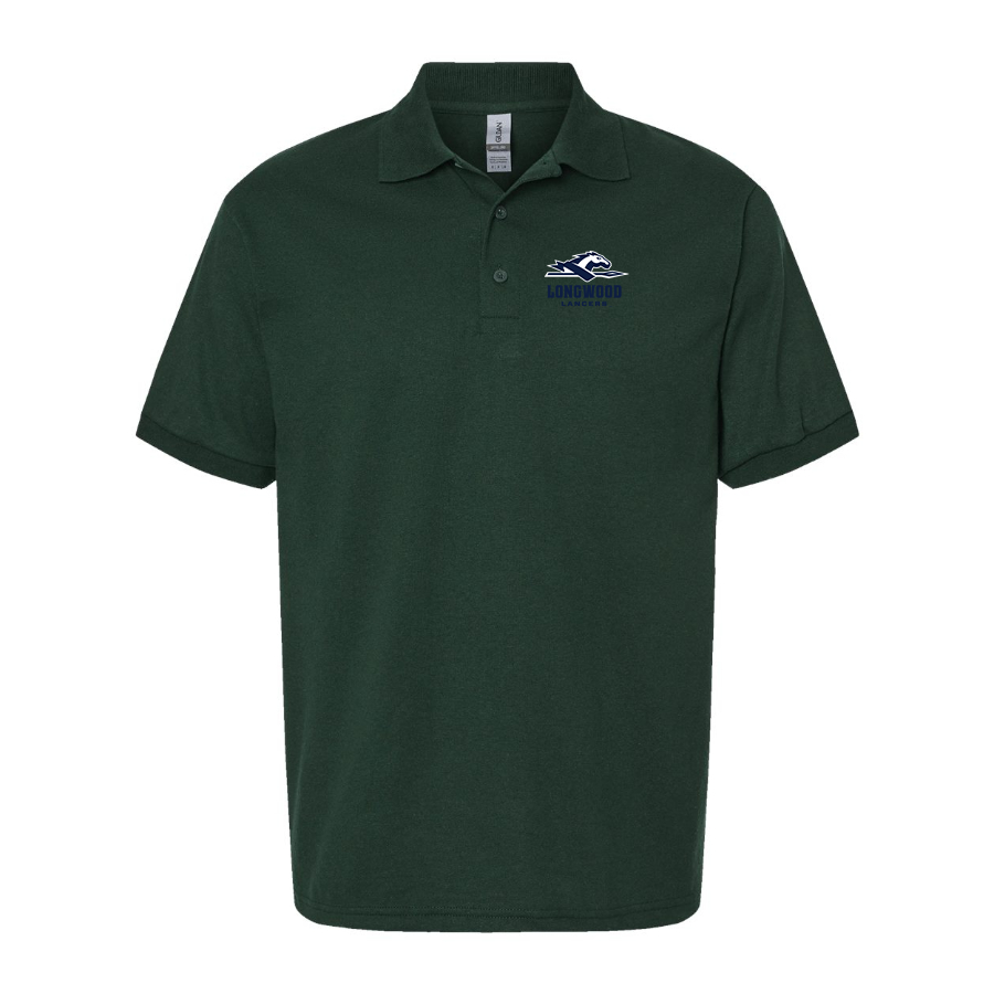 Men's Longwood Lancers Logo Dry Blend Polo