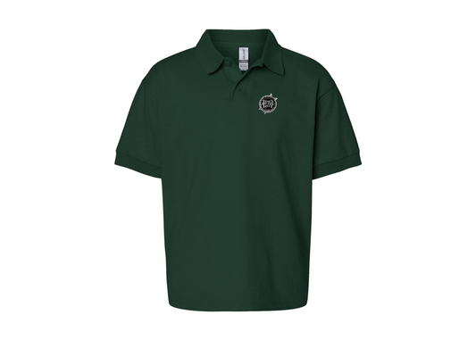 Youth When Rivers Meet Gildan Dry Blend Jersey Polo