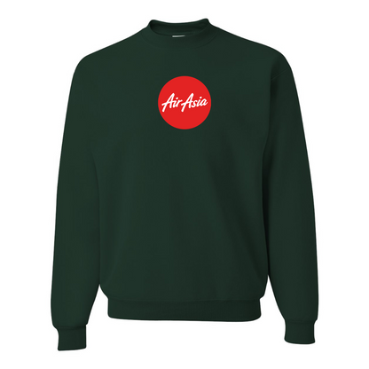 Men's Air Asia Logo  JERZEES NuBlend Crewneck Sweatshirt