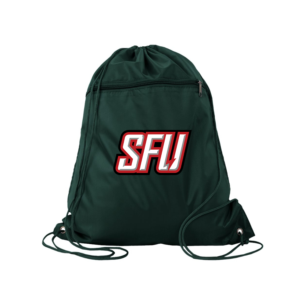 Saint Francis Red Flash Logo Q-Tees - Polyester Cinchpack