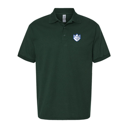 Men's Saint Louis Billikens Logo Gildan Dry Blend Jersey Polo