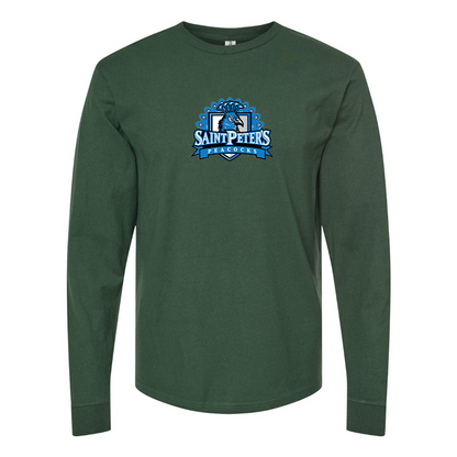 Men's Saint Peters Peacocks Logo Long Sleeve T-Shirt