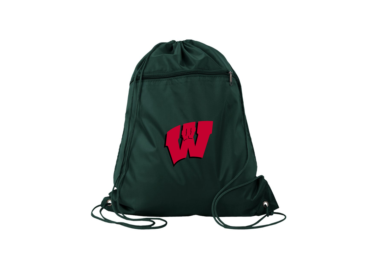 Wisconsin Badgers Q-Tees - Polyester Cinchpack
