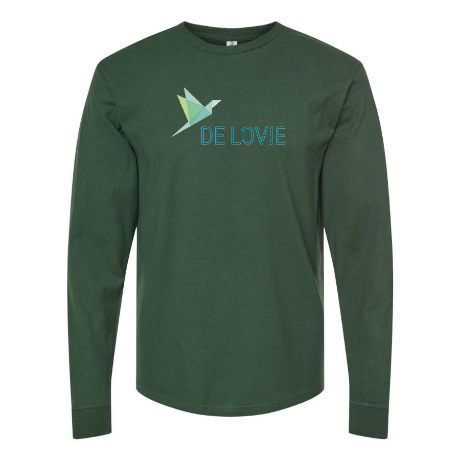 Men's De Lovie Logo Long Sleeve T-Shirt