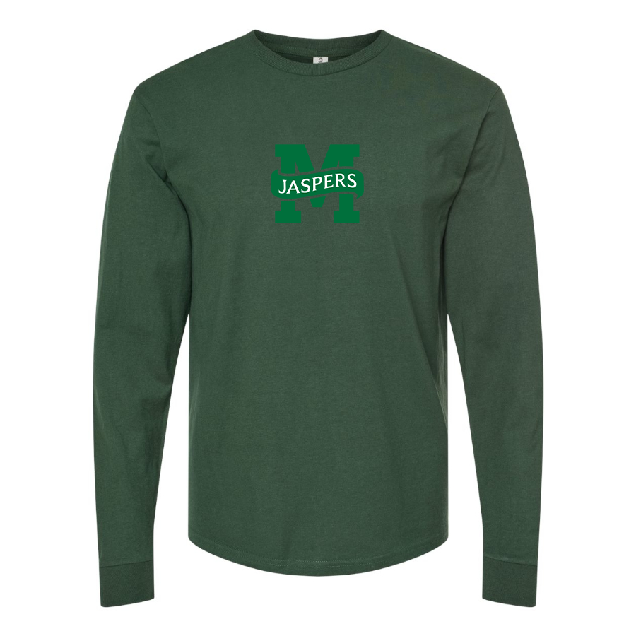 Men's Manhattan Jaspers Logo Long Sleeve T-Shirt