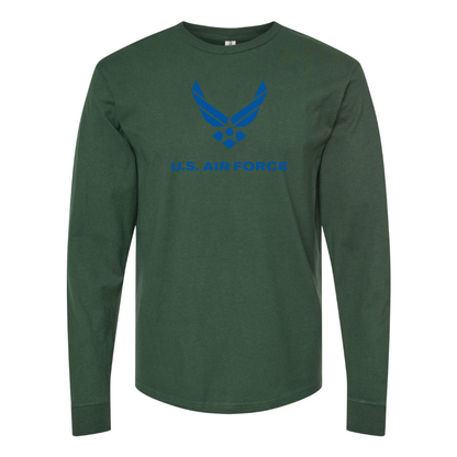 Men's US Airforce Logo Long Sleeve T-Shirt