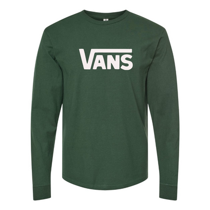 Men's Vans Logo Long Sleeve T-Shirt
