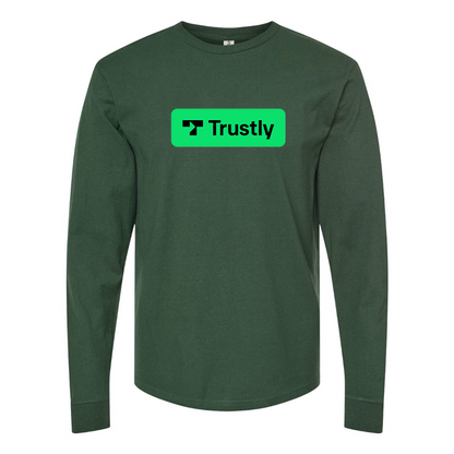 Men's Trustly Horizontal Logo Long Sleeve T-Shirt