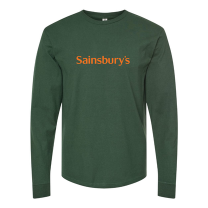 Men's Sainsbury_s Logo Long Sleeve T-Shirt