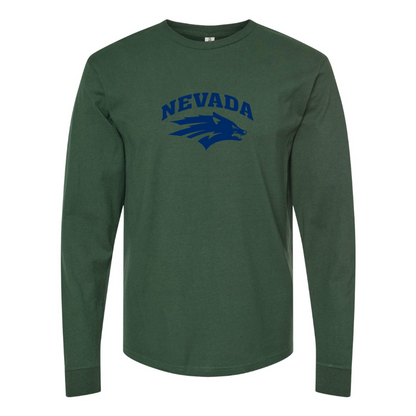 Men's Nevada Wolf Pack Logo Long Sleeve T-Shirt
