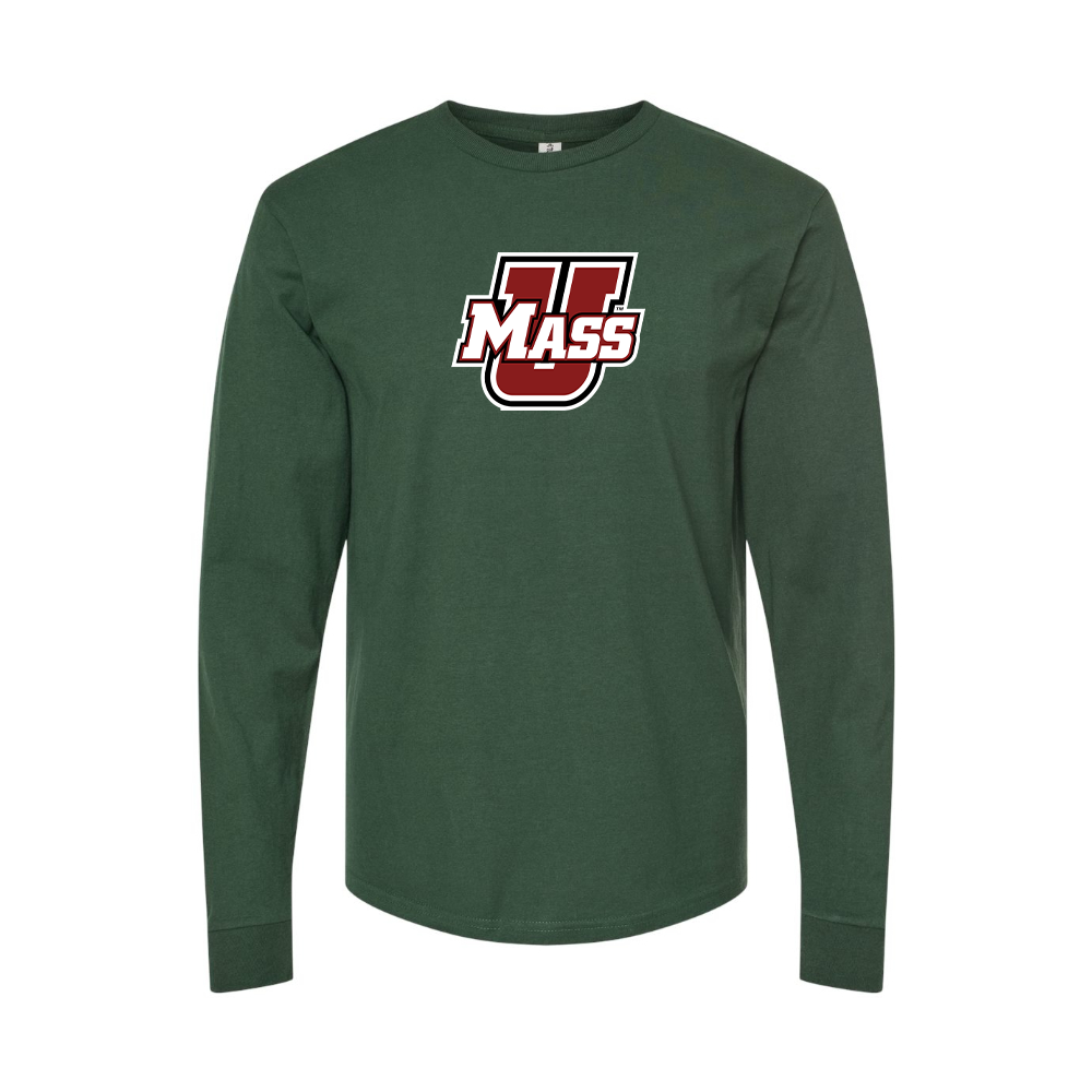 Men's Massachusetts Minutemen Logo Long Sleeve T-Shirt