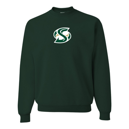 Men's Sacramento State Hornets Logo   JERZEES NuBlend Crewneck Sweatshirt