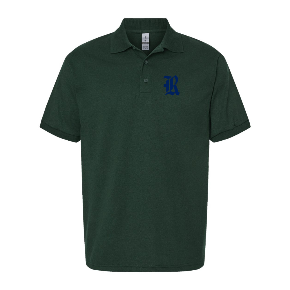Men's Rice Owls Logo Gildan Dry Blend Jersey Polo