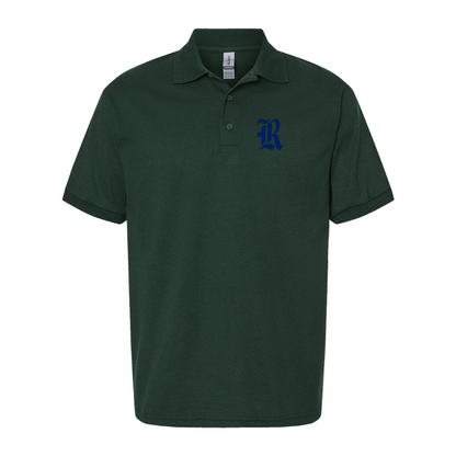 Men's Rice Owls Logo Gildan Dry Blend Jersey Polo
