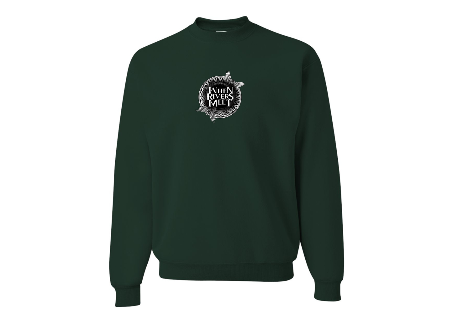 Men's When Rivers Meet JERZEES NuBlend Crewneck Sweatshirt