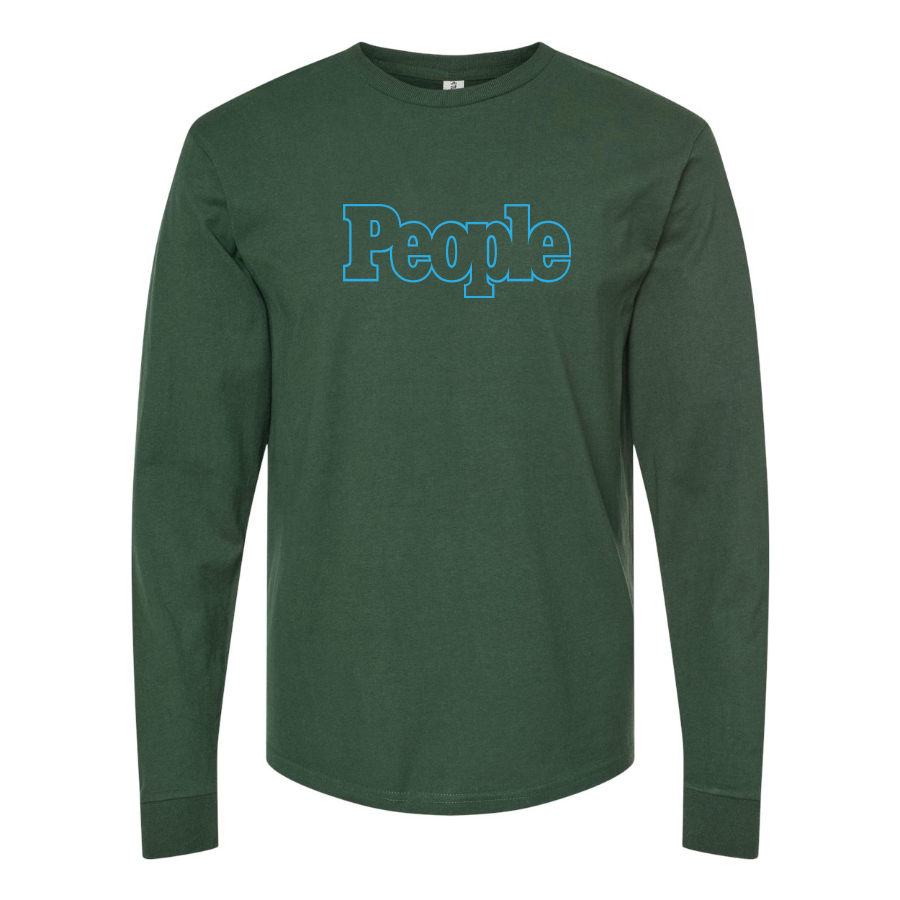 Men's People Magazine Logo Long Sleeve T-Shirt