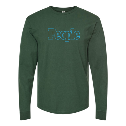 Men's People Magazine Logo Long Sleeve T-Shirt