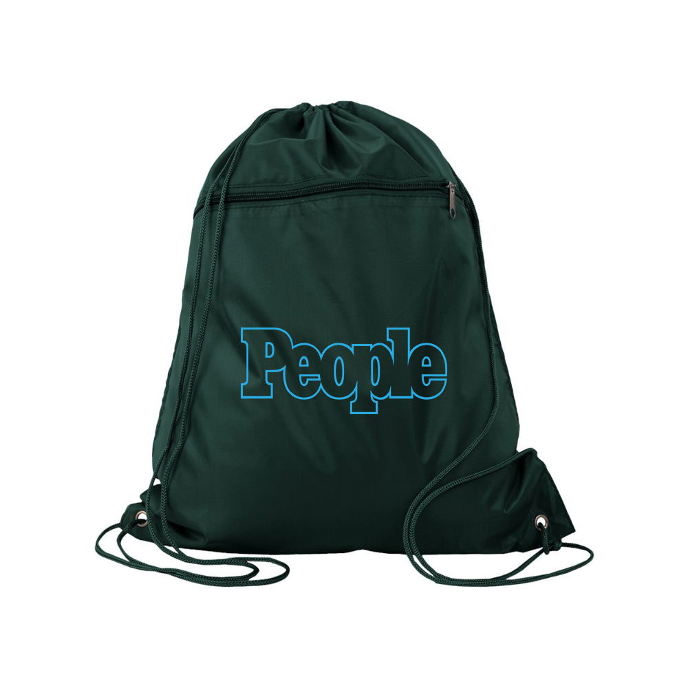 People Magazine Logo Q-Tees - Polyester Cinchpack