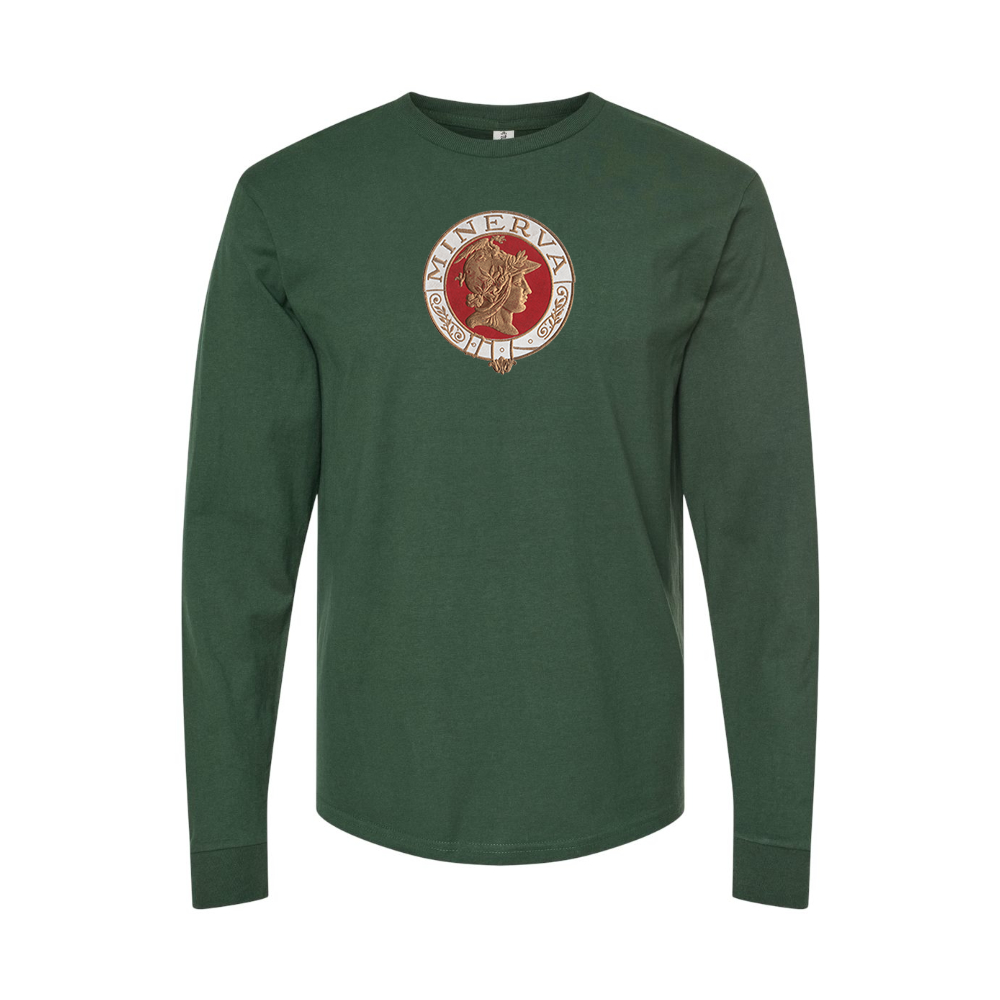 Men's Minerva Cars Logo Long Sleeve T-Shirt