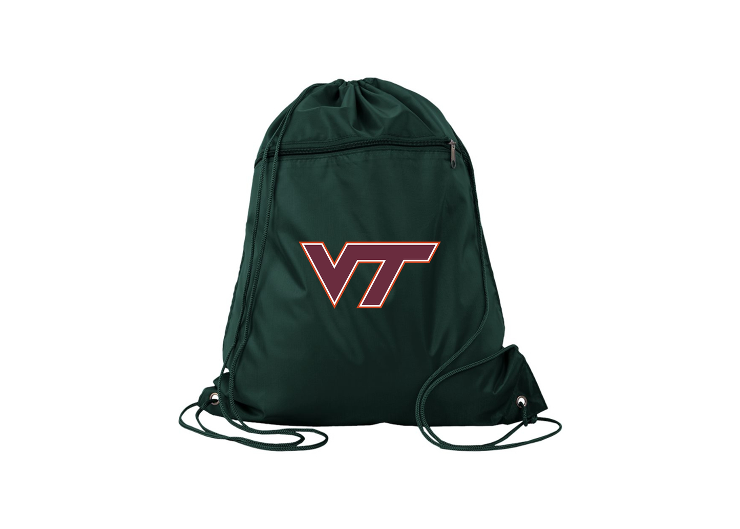 Virginia Tech Hokies Q-Tees - Polyester Cinchpack