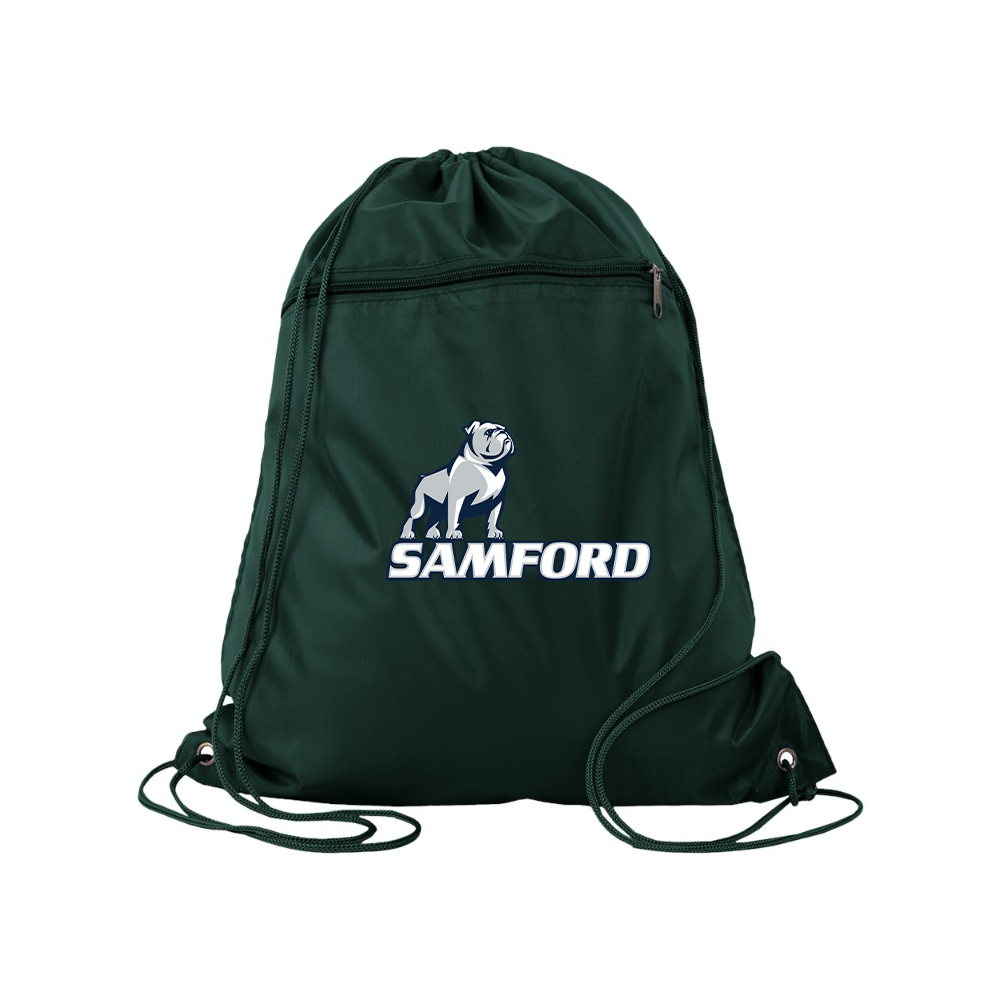 Samford Bulldogs Logo Q-Tees - Polyester Cinchpack