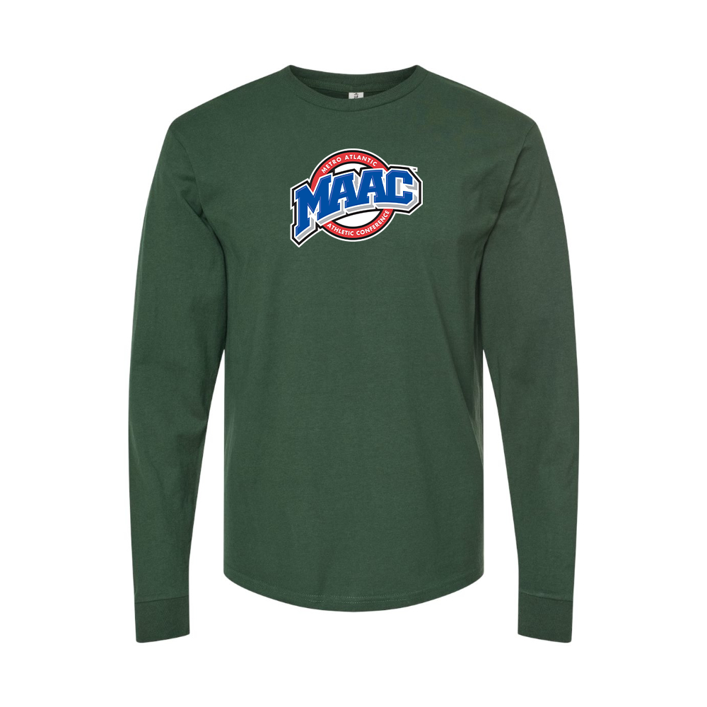 Men's Metro Atlantic Athletic Conference Logo Long Sleeve T-Shirt