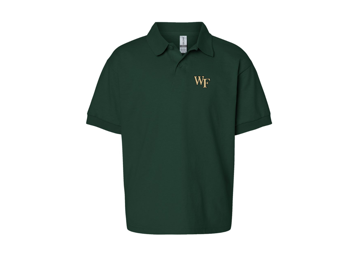 Youth Wake Forest Demon Deacons Gildan Dry Blend Jersey Polo