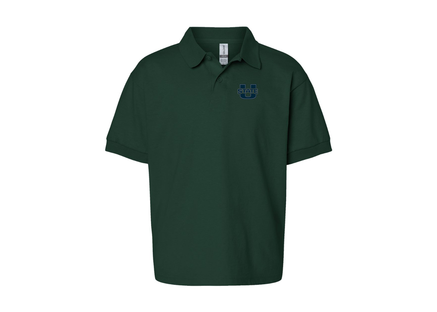 Youth Utah State Aggies Gildan Dry Blend Jersey Polo