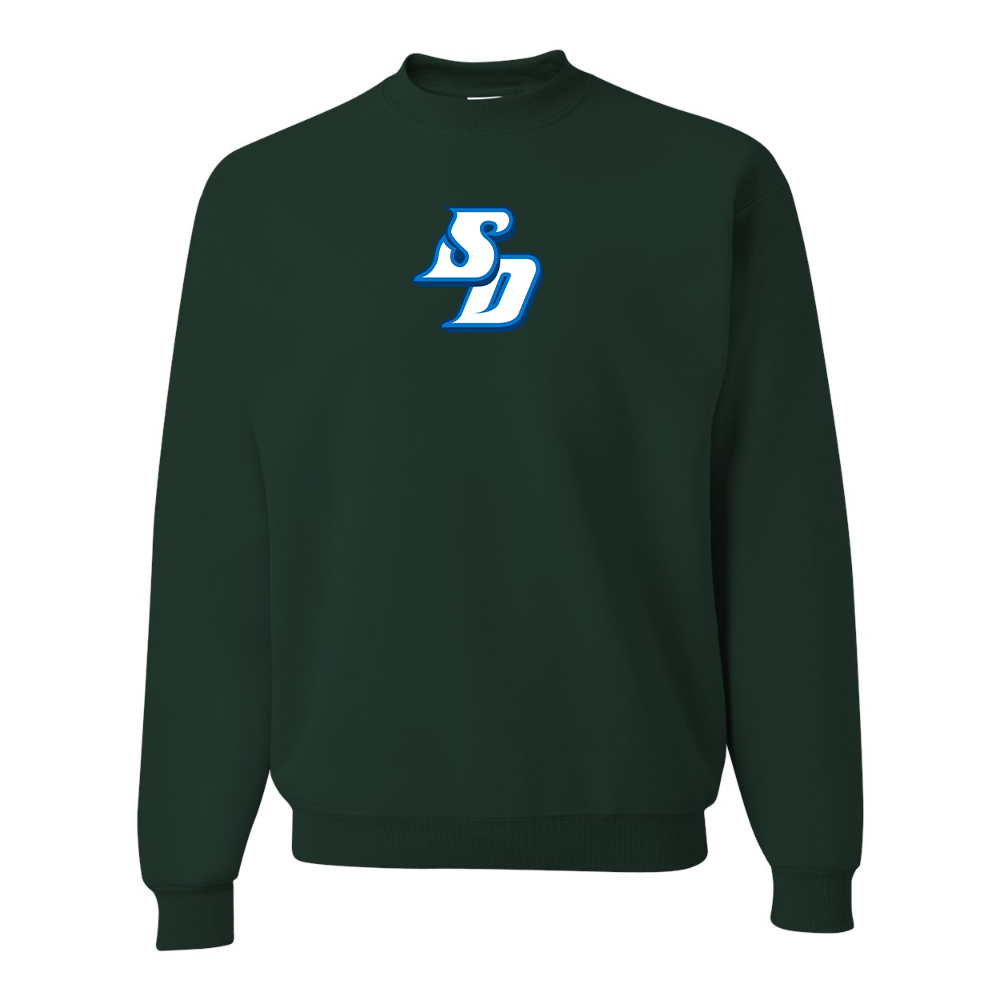 Men's San Diego Toreros Logo  JERZEES NuBlend Crewneck Sweatshirt