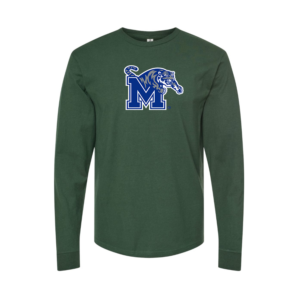 Men's Memphis Tigers Logo Long Sleeve T-Shirt