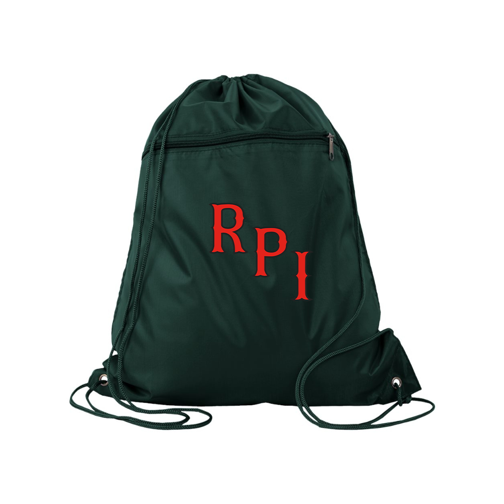 RPI Engineers Logo Q-Tees - Polyester Cinchpack