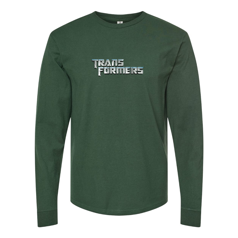 Men's Transformers Logo Long Sleeve T-Shirt