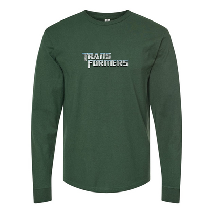 Men's Transformers Logo Long Sleeve T-Shirt