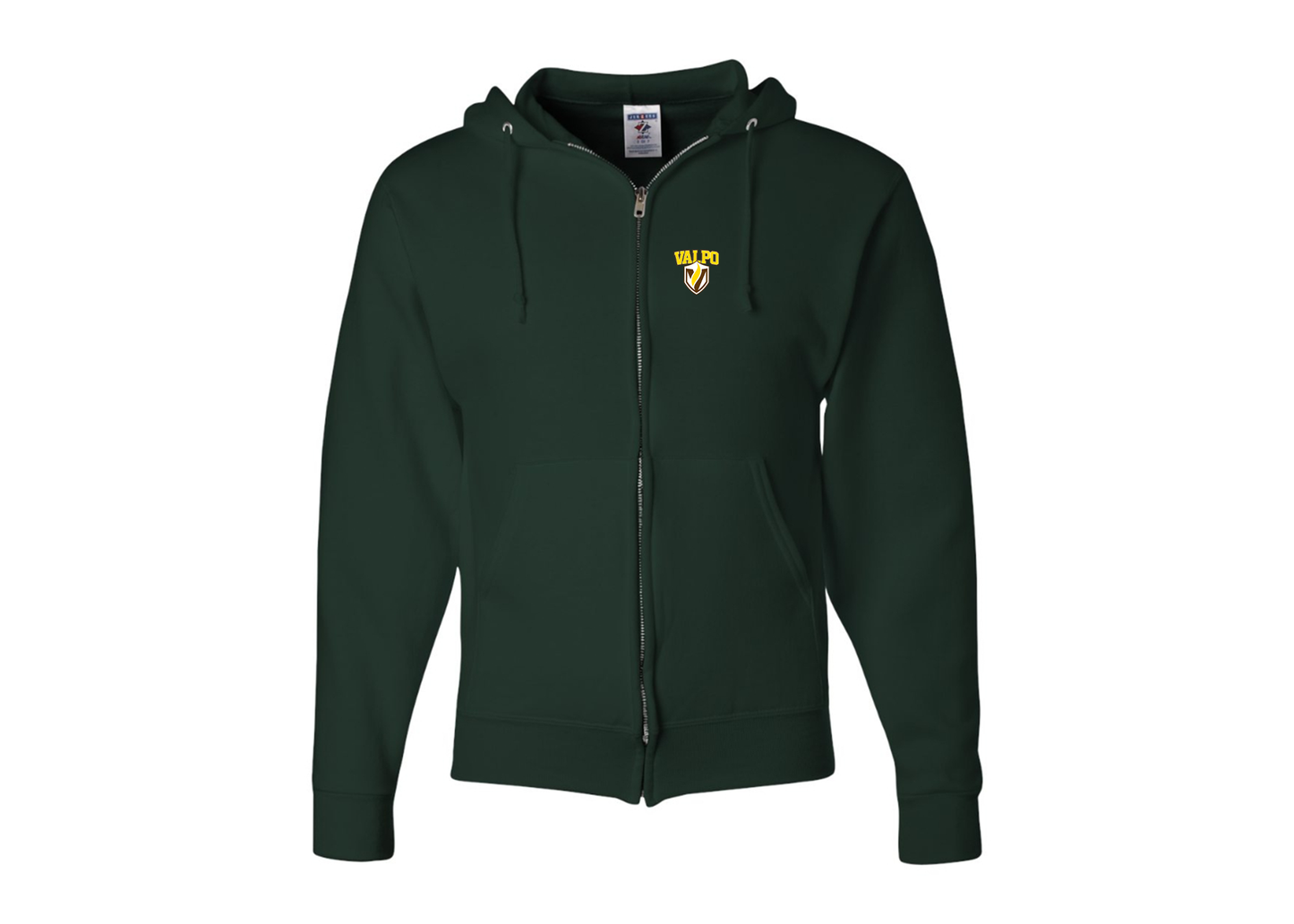 Men's Valparaiso Crusaders JERZEES NuBlend Full-Zip Hooded Sweatshirt