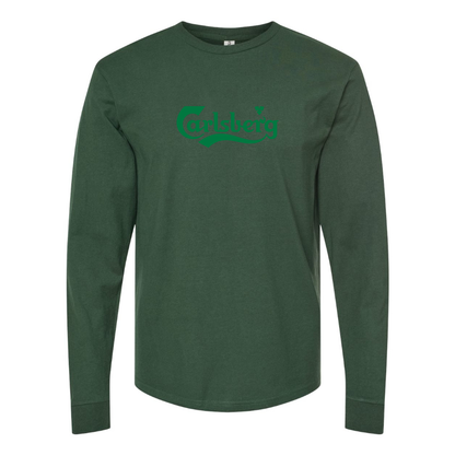 Men's Carlsbery Logo Long Sleeve T-Shirt