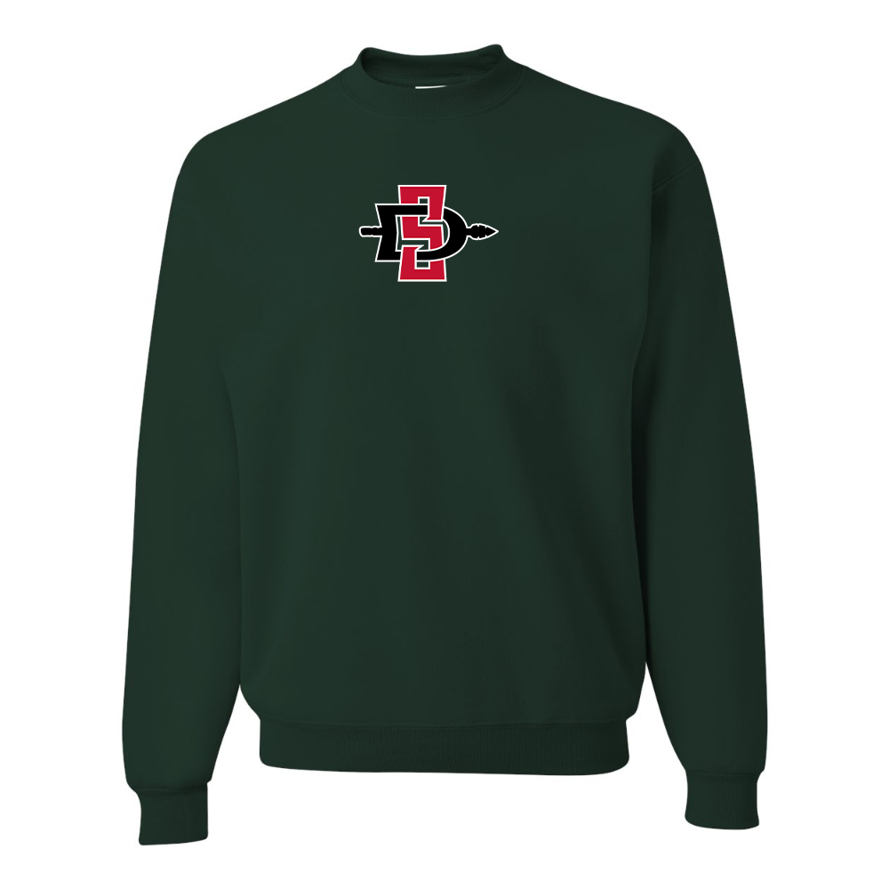 Men's San Diego State Aztecs Logo  JERZEES NuBlend Crewneck Sweatshirt