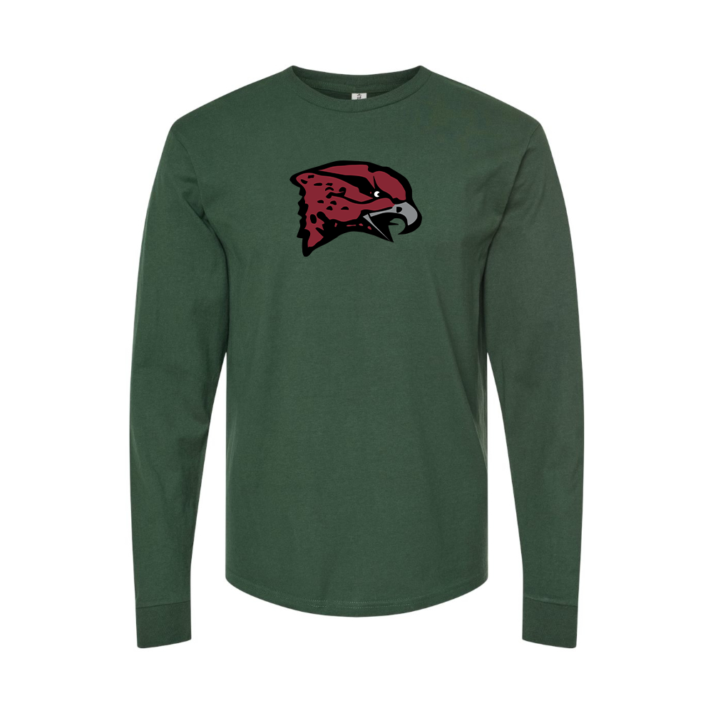 Men's Maryland Eastern Shore Hawks Logo Long Sleeve T-Shirt
