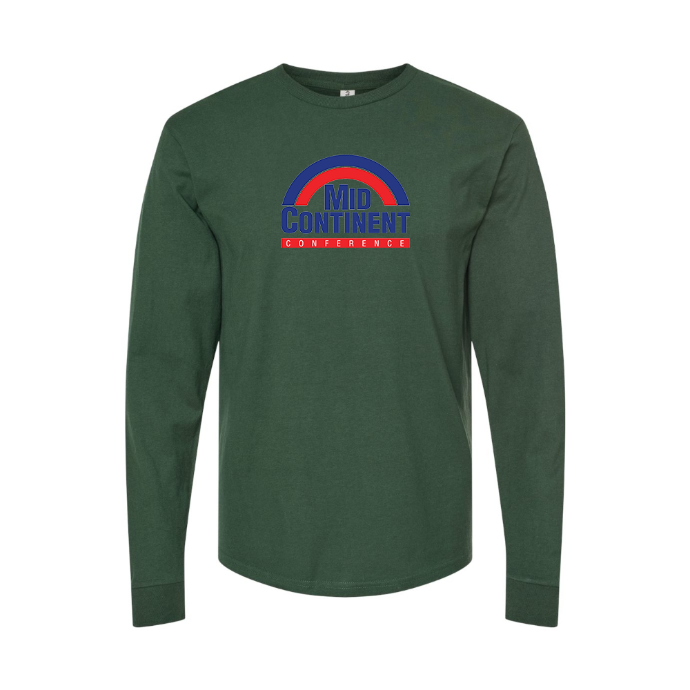 Men's Mid Continent Conference Logo Long Sleeve T-Shirt