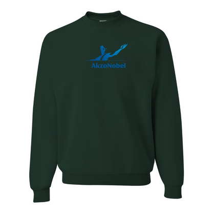 Men's AkzoNobel Logo JERZEES NuBlend Crewneck Sweatshirt