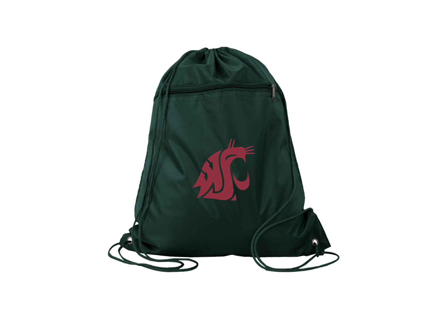 Washington State Cougars Q-Tees - Polyester Cinchpack
