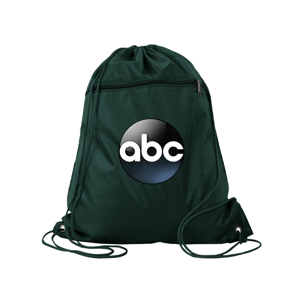 Abc Logo Q-Tees - Polyester Cinchpack