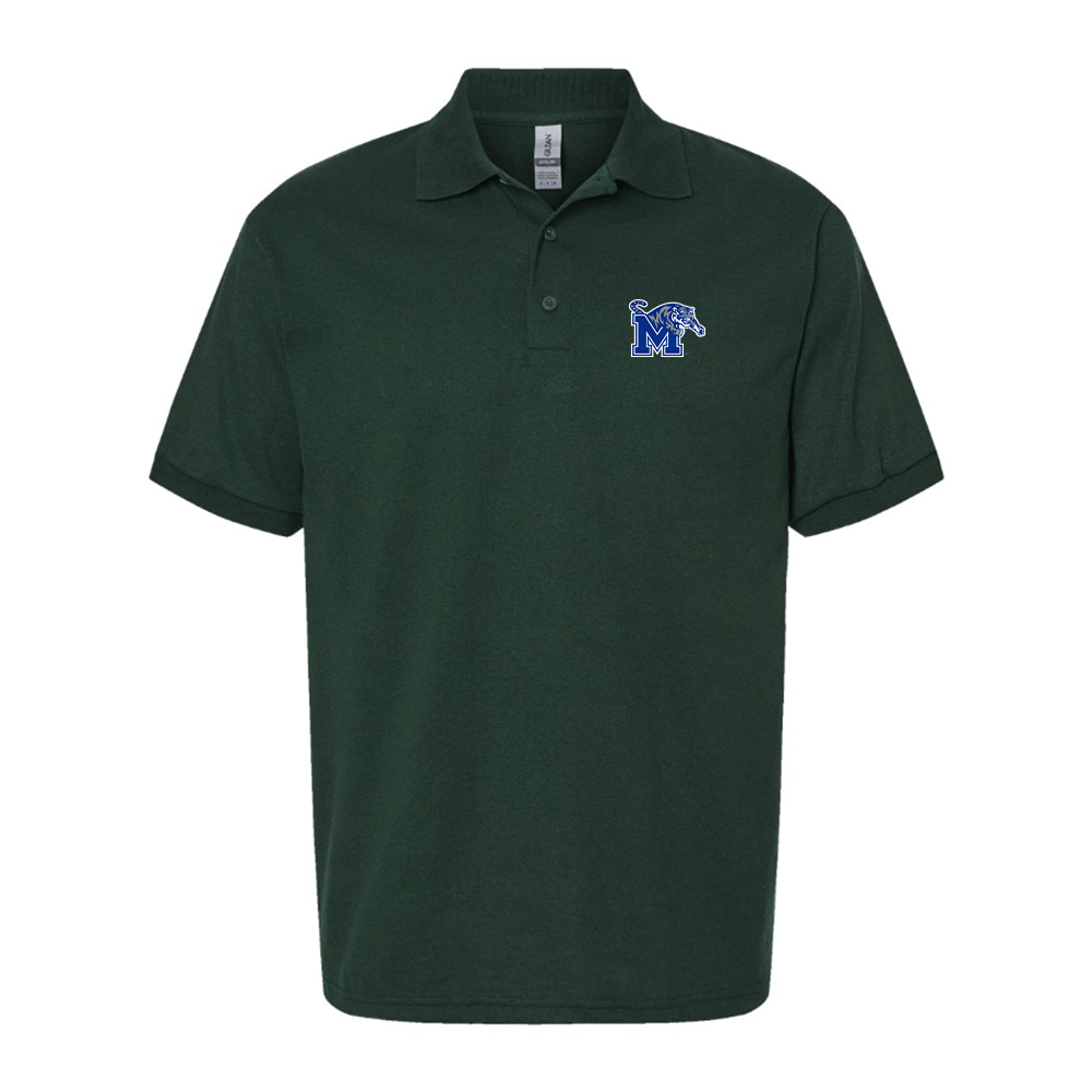 Men's Memphis Tigers Logo Dry Blend Polo