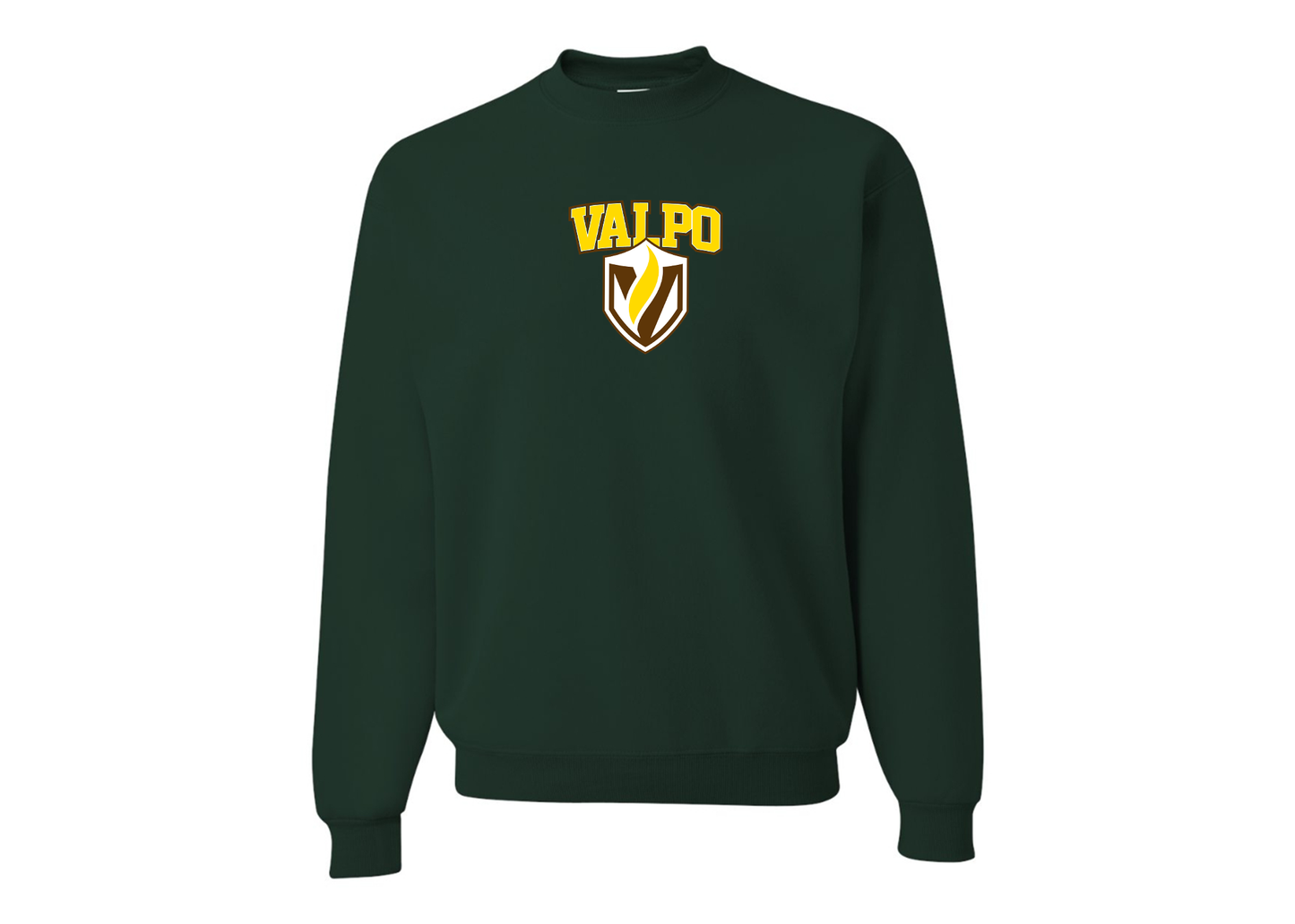 Men's Valparaiso Crusaders JERZEES NuBlend Crewneck Sweatshirt