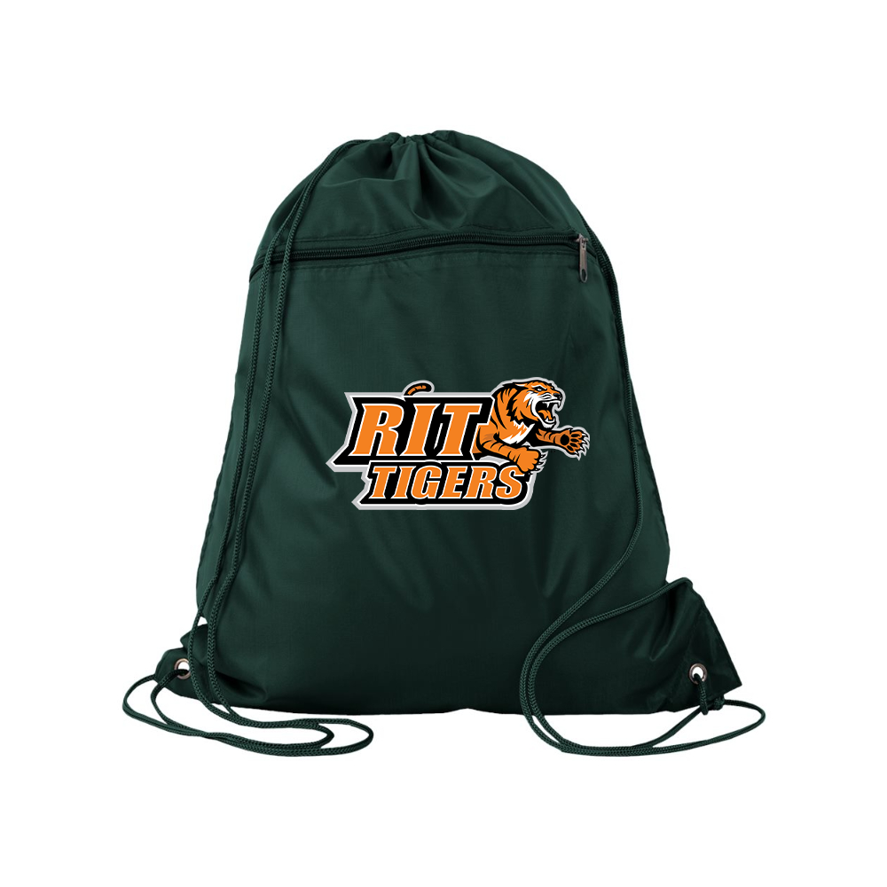 RIT Tigers Logo Q-Tees - Polyester Cinchpack