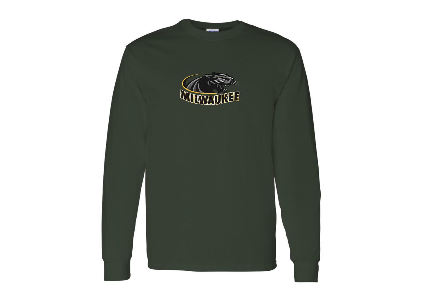 Men's Wisconsin Milwaukee Panthers Gildan Heavy Cotton Long Sleeve T-Shirt