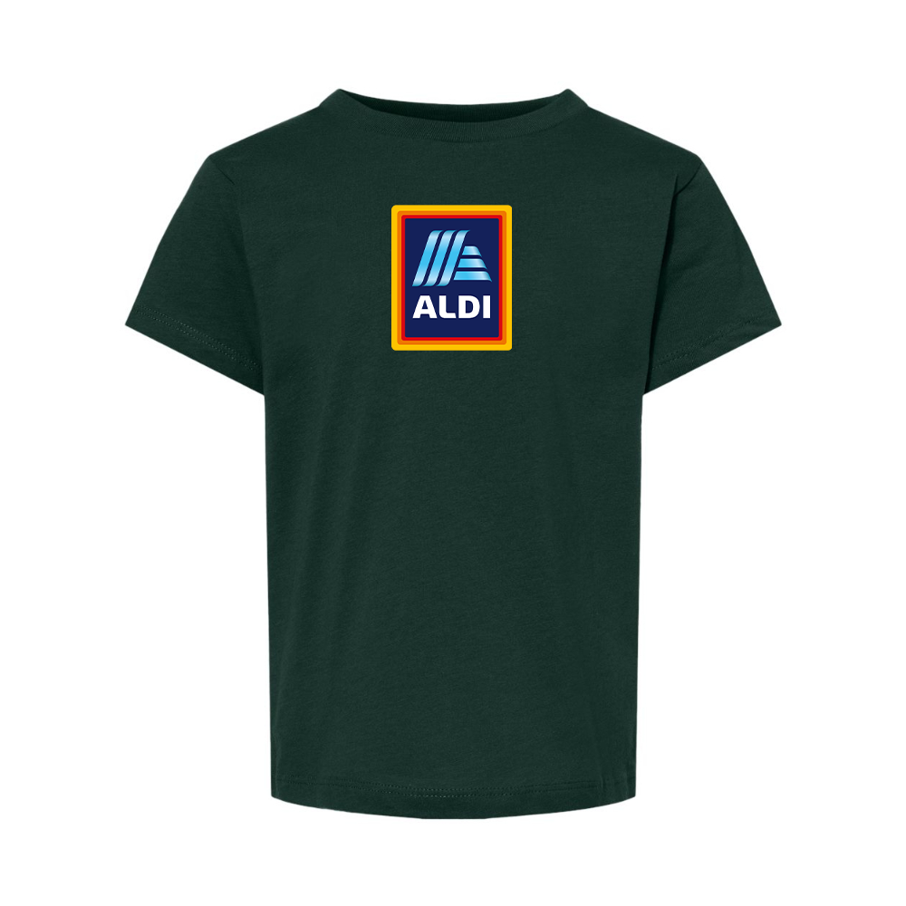 Aldi Logo BELLA  CANVAS Toddler Jersey Tee